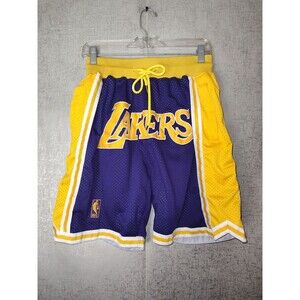 Vintage Just Don 1996-97 Los Angeles Lakers Men's Basketball Short Sz S